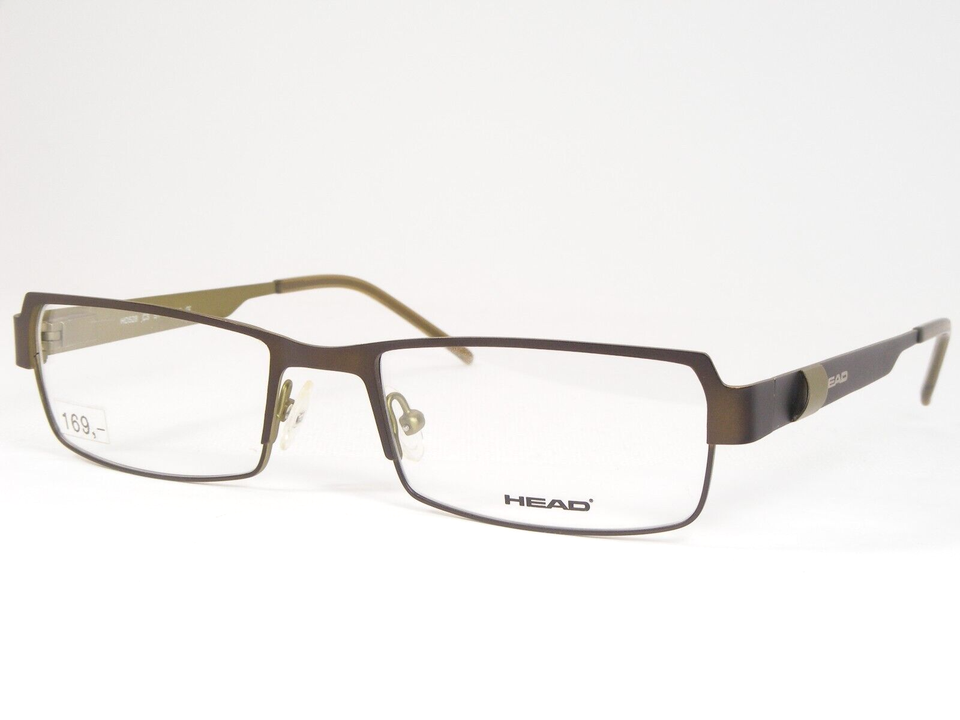 HEAD HD528 C3 Matt Olive Green RARE EYEGLASSES GLASSES METAL FRAME 51-17... - $59.40