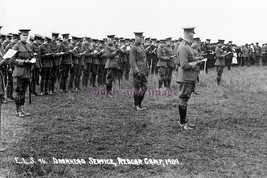 pu3560 - Yorks - Redcar Army Camp, Drumhead Service in 1909 - print 6x4 - $3.00
