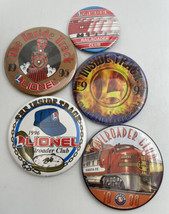 Lionel Train Railroader Club The Inside Track Pinback Badge Button Lot/5 - $12.30