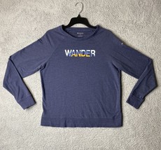 Columbia Sportswear Women’s Wander Navy Blue Long Sleeve Shirt Size Large - $8.46