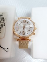  Fossil Hybrid Smartwatch Carlie Rose Gold-Tone Stainless Steel image 3