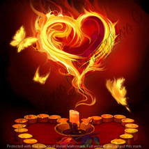 Valentine Heart Vigil Clip Art - £1.98 GBP