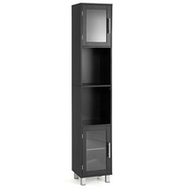 71 Inch Tall Tower Bathroom Storage Cabinet and Organizer Display Shelves for Be - $2,757.75 MXN