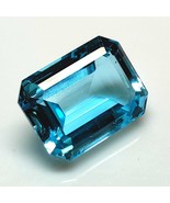 Sky Blue Topaz Octagon Gemstone Blue Topaz Gemstone November birthstone ... - £296.06 GBP