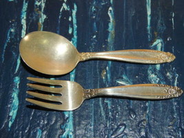ONE International Sterling Silver Prelude Baby Fork &amp; Spoon set 35 grams - $49.49
