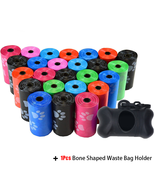 Pet Poop Bags Disposable Dog Waste Bulk Thick With Dispenser, Leash Clip... - $21.37 CAD+
