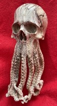 Amazing Carved Tiger Wood Skull-Headed Octopus Figure - £159.84 GBP