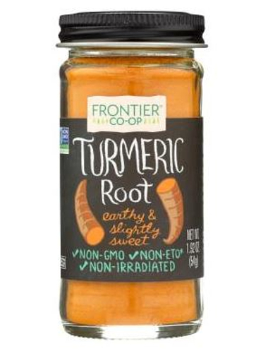 Frontier Co Op, Turmeric Root, 1.92 oz, ground, kosher, KSA certified spice - $14.99