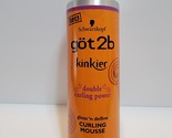 Schwarzkopf Got2b Kinkier Double Curling Power Gloss N Define Mousse 8 O... - £43.97 GBP