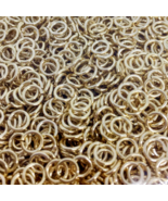 5 grams bag of 18k Gold Filled Jump Ring Size 3mm, 4mm, 5mm, Parts Compo... - £3.85 GBP