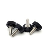 M4 Knurled Thumb Screw Bolts Multiple lengths Black Clamping Knob 4mm x ... - £9.33 GBP+