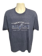 Brewsters Jazz Cafe Food for Your Ears Adult Large Gray TShirt - £11.83 GBP