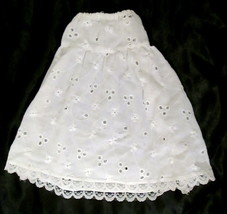 Vintage Mattel HOT LOOKS White Skirt From Outfit # 3830 - £9.40 GBP