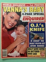 1994 July 12 National Enquirer News, Vanna’s Baby, O.J.’s Knife (MH11) - £15.48 GBP