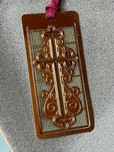 Estate Thin Goldtone Cut Out Ornate Celtic Symbol Bookmark Bookmark – 2 ... - £5.38 GBP