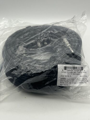 GLS Speaker Cable 16AWG Patch Cords - 100 ft 1/4 Inch to 1/4 Inch  			