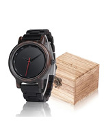 Wood Men Watch Waterproof Wristwatch Japanese Movement Wooden Strap Wris... - $1,423.23 MXN