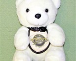 VINTAGE CHEERS TEDDY BEAR TV SHOW 1994 Plush 11&quot; Stuffed White Animal Ba... - $13.50