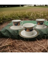 3 MIKASA Ultima + HK700 SAO PAULO Tea/Coffee Cup  &amp; Saucer 3.25&quot; 6oz  Mo... - $28.45