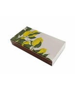 The Joy of Light Designer Matches Green and Yellow Lemons Print on Embos... - €9,36 EUR