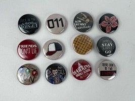 Stranger Things 1” Pinback Buttons Lot Of 12 - £15.48 GBP