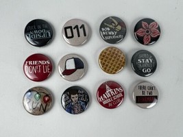 Stranger Things 1” Pinback Buttons Lot Of 12 - £15.59 GBP