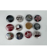 Stranger Things 1” Pinback Buttons Lot Of 12 - £15.47 GBP