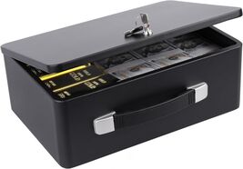 Portable Fireproof Document Storage Box with Key Lock - 12.7 x 8.7 x 4.6... - $74.20