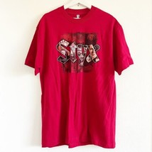 NEW Styx World Tour 2008 Red T-Shirt Size L Music Classic Rock Roboto  *... - £19.74 GBP