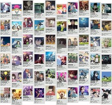 Aesthetic Kawaii Decor, Anime Posters, Anime Stuff For Bedroom, 60 Pcs. Of Anime - £23.93 GBP