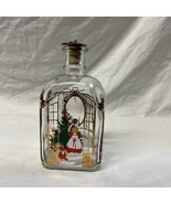 Vintage Holmegaard Glass Christmas Decanter Bottle Michael Bang Girl dec... - $935.81 MXN