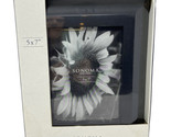 Sonoma Life + Style 5&quot; x 7&quot; Photo Frame with Glass Black NIB - $12.34