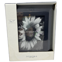 Sonoma Life + Style 5&quot; x 7&quot; Photo Frame with Glass Black NIB - £9.70 GBP