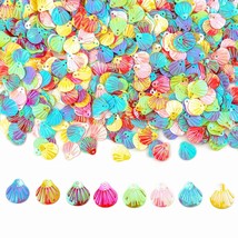 Seashell Sequins And Spangles Craft Supplies For Diy, 12 Mm Sea Shell Fl... - £10.26 GBP