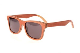 New Premium Wooden Polarized Walnut Dogwood Sunglasses 55mm with Grey Le... - $39.55