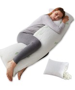 Ubauba Luxury Shredded Memory Foam Body Pillow w/Breathable Bamboo cover... - £62.27 GBP