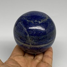 1.38 lbs, 2.9&quot; (73mm), Lapis Lazuli Sphere Ball Gemstone @Afghanistan, B... - £163.01 GBP