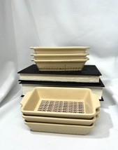 Vintage 6 Micro-Pro Mini Casserole Microwave Oven Proof Dishes Japan - £21.61 GBP