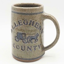 Allegheny County Pittsburgh Pennsylvania Handmade Crock Stoneware Mug - £140.42 GBP