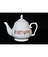 Royal Oak Wild Pink Roses with Daisies Teapot | Vintage Royal Oak Tea Pot - £78.59 GBP