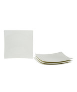 White Six Piece Square Bone China Service For Six Dinner Plate Set - €150,53 EUR