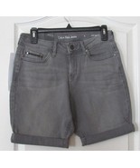 Calvin Klein Jeans City Short Bermuda Short Night Tide (gray) Women&#39;s Sz... - $23.74