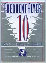 OAG Frequent Flyer Magazine September 1990 10th Anniversary Issue  - $17.82