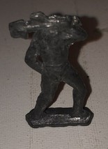 Vintage Small Lead Native American W/ Tomahawk - $8.12