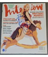 BRITTANY MURPHY SIGNED AUTOGRAPHED 2003 INTERVIEW MAGAZINE BECKETT BAS L... - $587.99