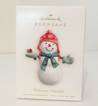 Hallmark Keepsake Ornament Welcome Friends Snowman 2007 - £6.14 GBP