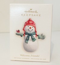 Hallmark Keepsake Ornament Welcome Friends Snowman 2007 - $7.69