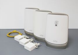NETGEAR Orbi RBKE963 Quad-Band AXE11000 Wi-Fi 6E Mesh System - White image 2
