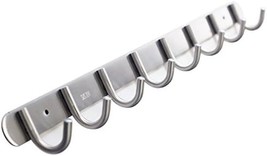 Coat Hook Rack With 8 Round Hooks - Premium Modern Wall Mounted - Ultra Durable - £39.05 GBP