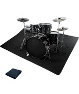 Drum Rug, Drum Mat With Non-Slip Grip Bottom(4X5.3Ft), Drum Carpet For, ... - $47.94